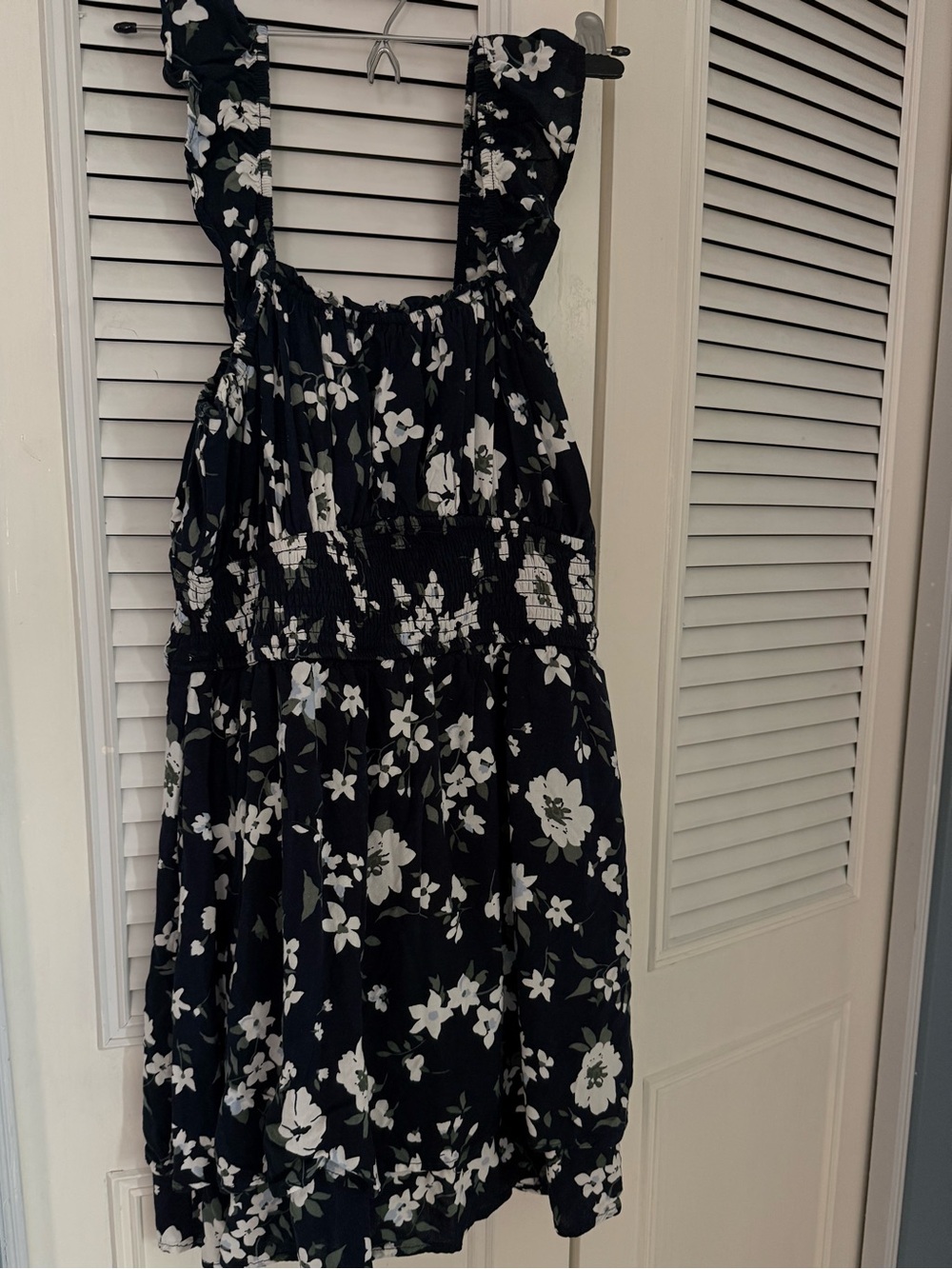 Navy Floral dress